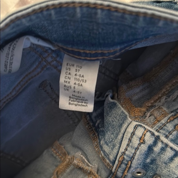 H&M Blue Boot-Cut Jeans with Vintage Faded Look - Picture 6 of 7